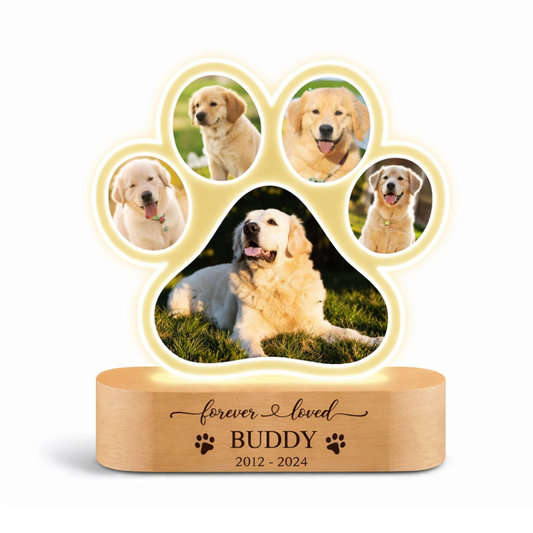 ForeverPaw™ Custom Pet Memorial Lamp