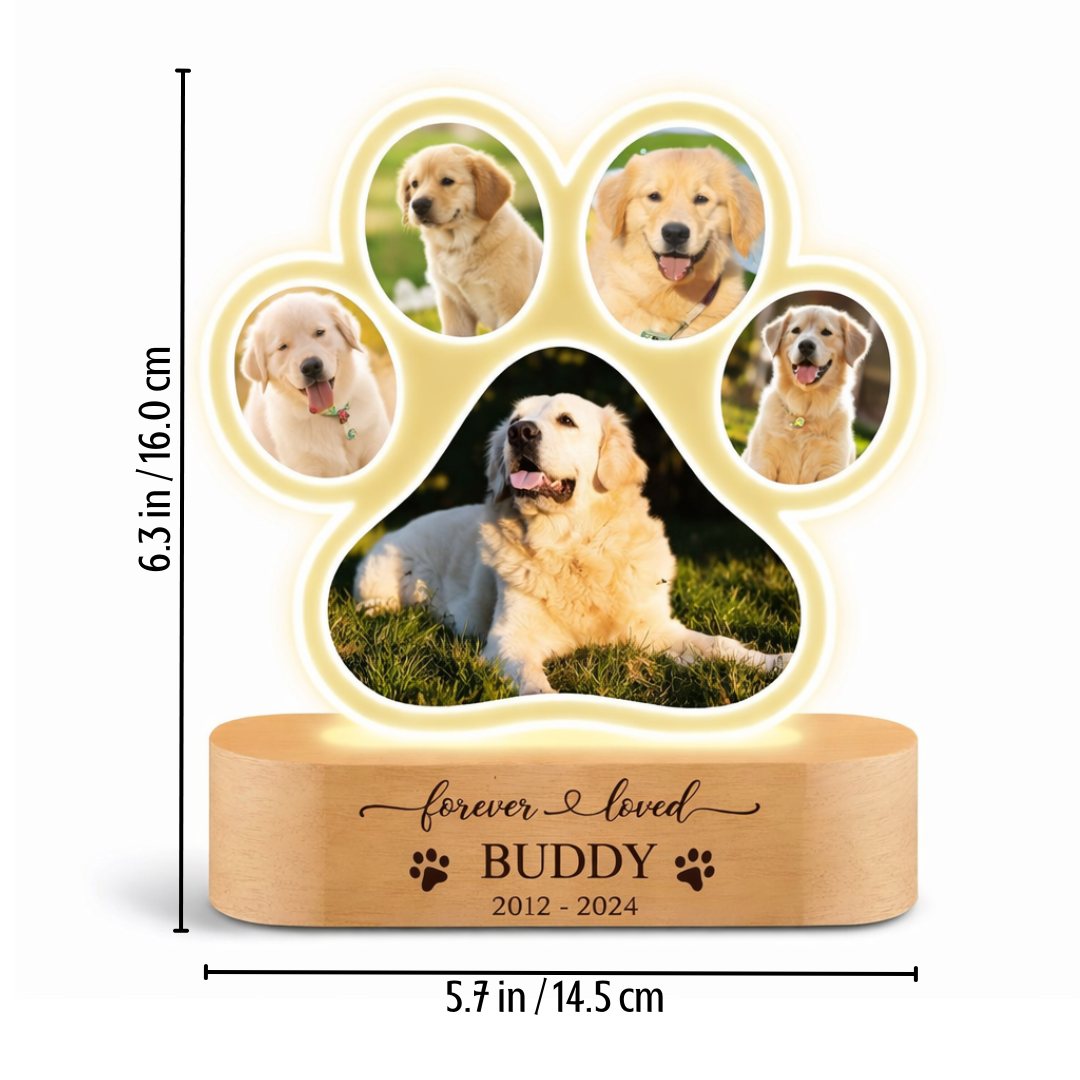 ForeverPaw™ Custom Pet Memorial Lamp